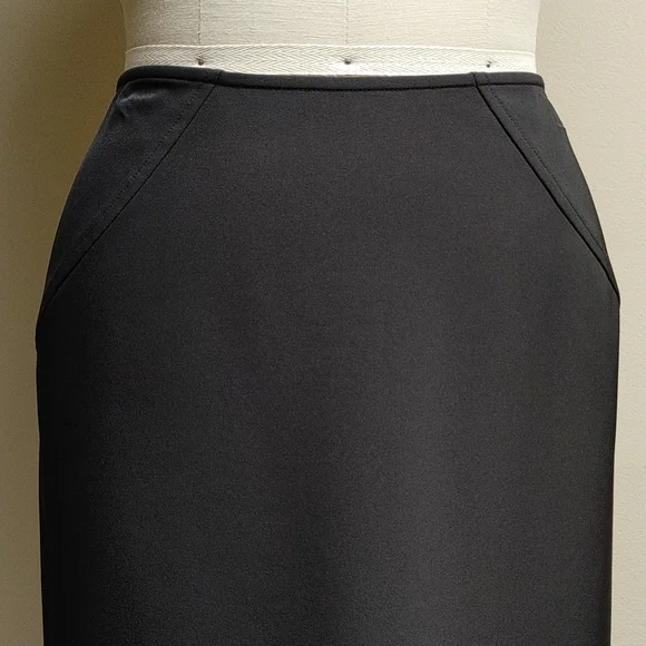 JÖN Black Pointed Hem Skirt 4 - Picture 6 of 10